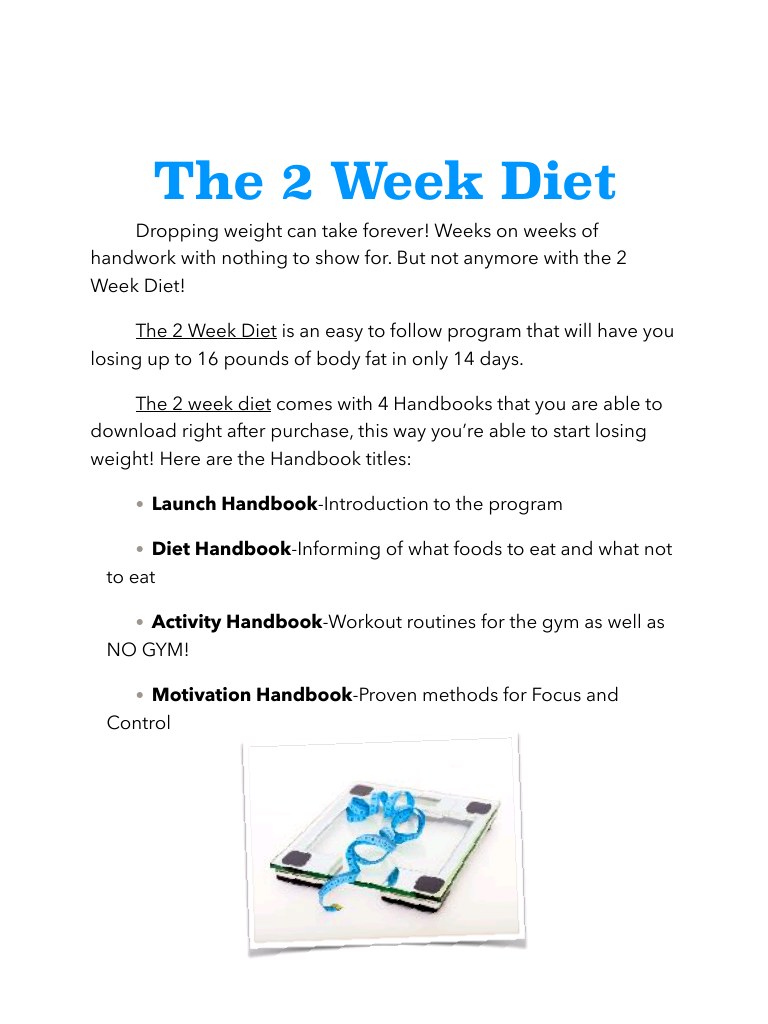 The 3 Week Diet System Pdf Free Download